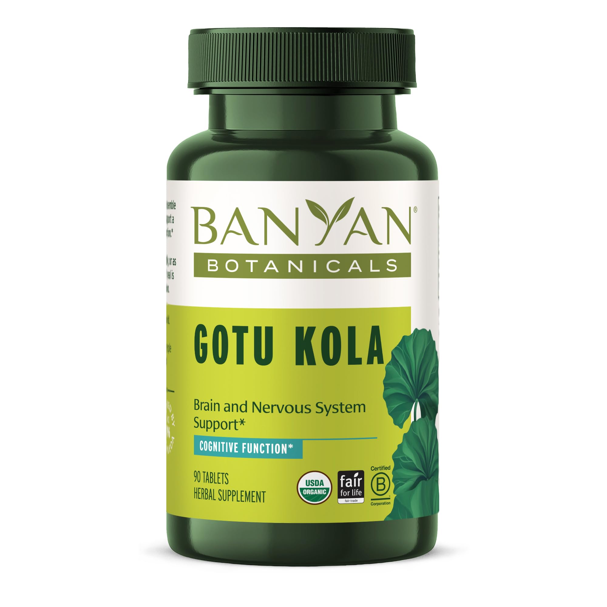 Banyan Botanicals Gotu Kola tablets for daily focus support