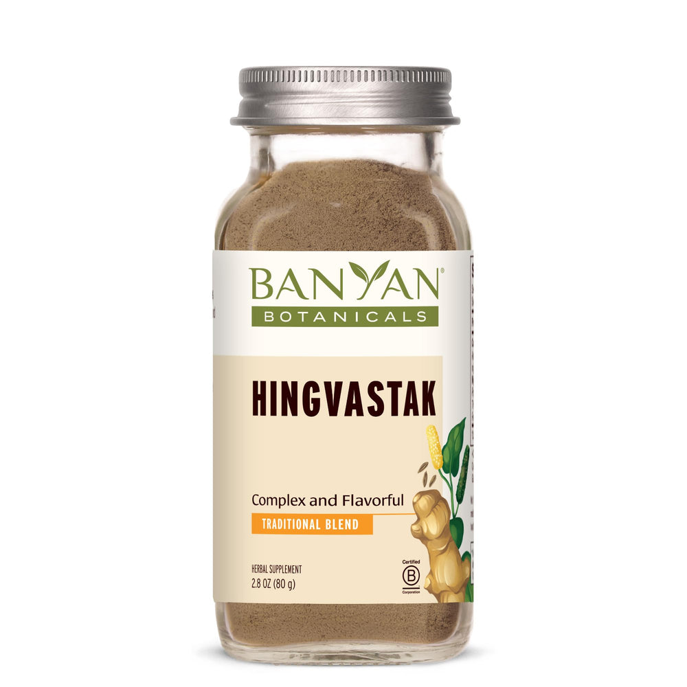 Banyan Botanicals Hingvastak polvo para té con aroma cálido
