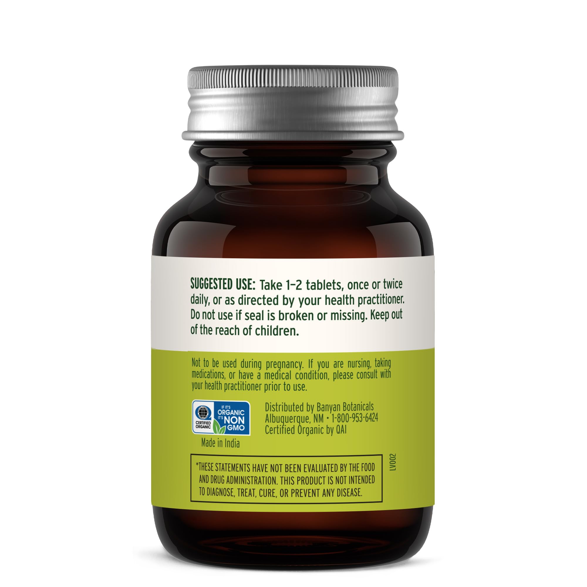Dosage directions for Banyan Botanicals Kanchanar Guggulu tablets