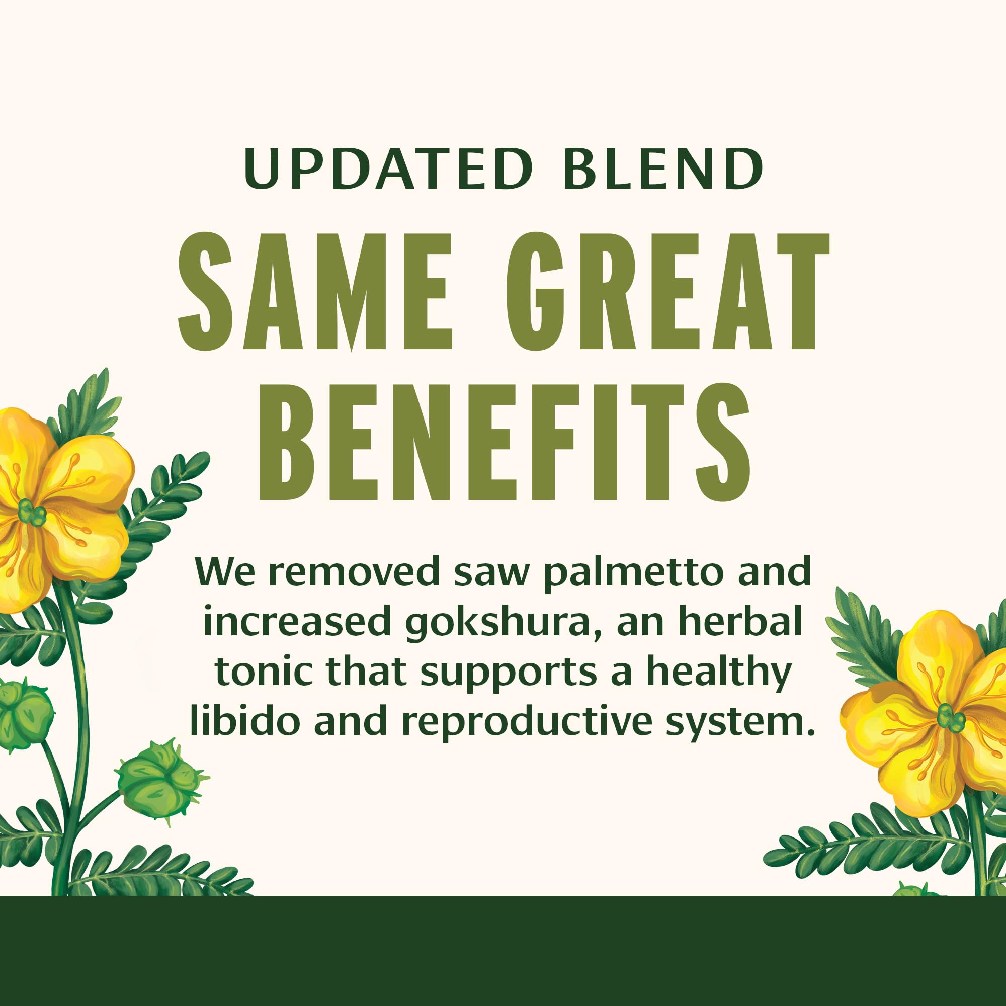 Dosage chart graphic for Banyan Botanicals Men’s Support Tablets.