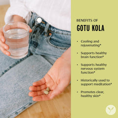Sustainably sourced herbs support mindful wellness with Gotu Kola