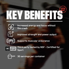 Bare Flight ingredients panel close-up signals beta-alanine support for endurance and performance.