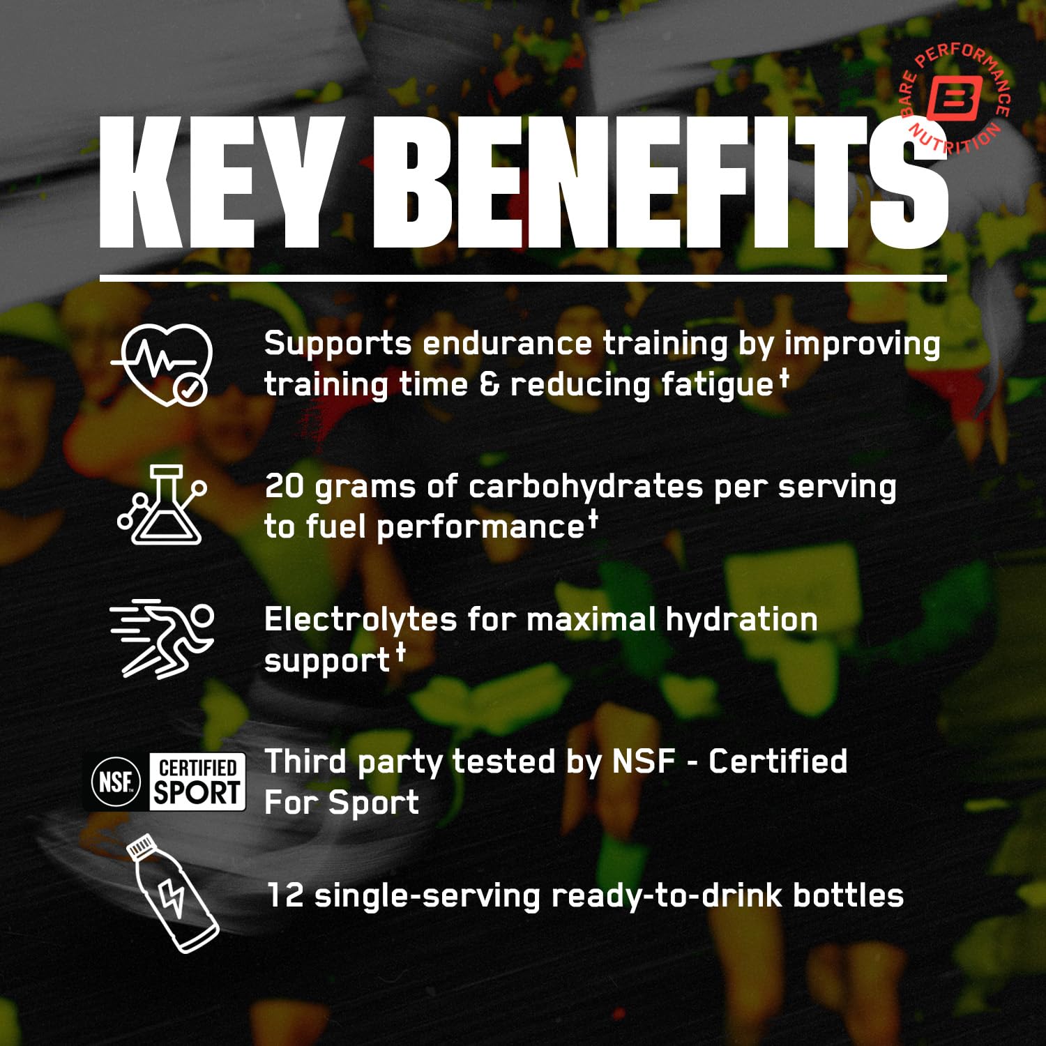 BARE G1M Sport RTD 12-pack ready-for-training hydration for marathons and triathlons