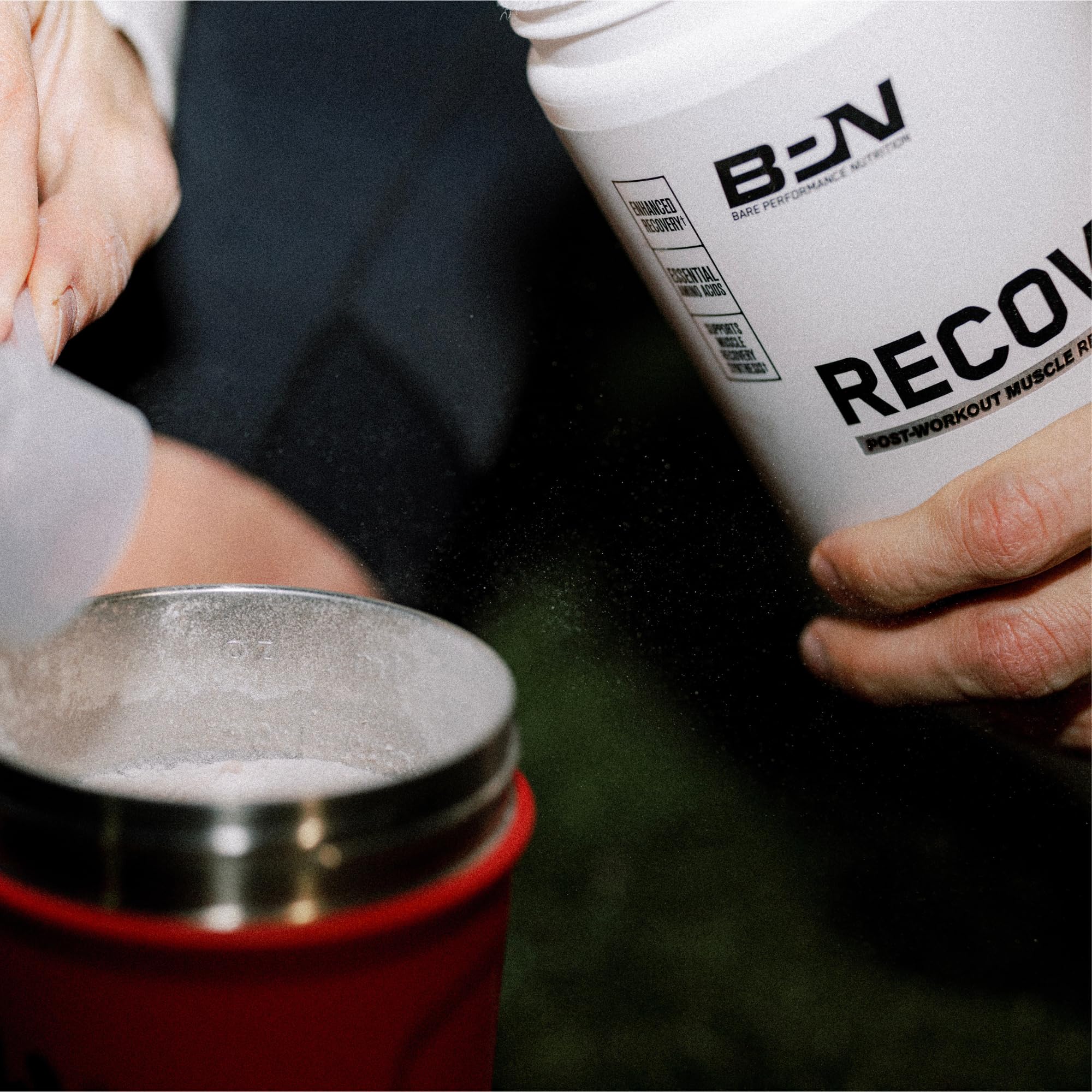 BARE PERFORMANCE NUTRITION BPN Recover packaging-fruit-punch appeals to athletes and active schedules.