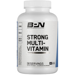 BARE PERFORMANCE NUTRITION BPN Strong Multi-Vitamin front view for daily energy and focus