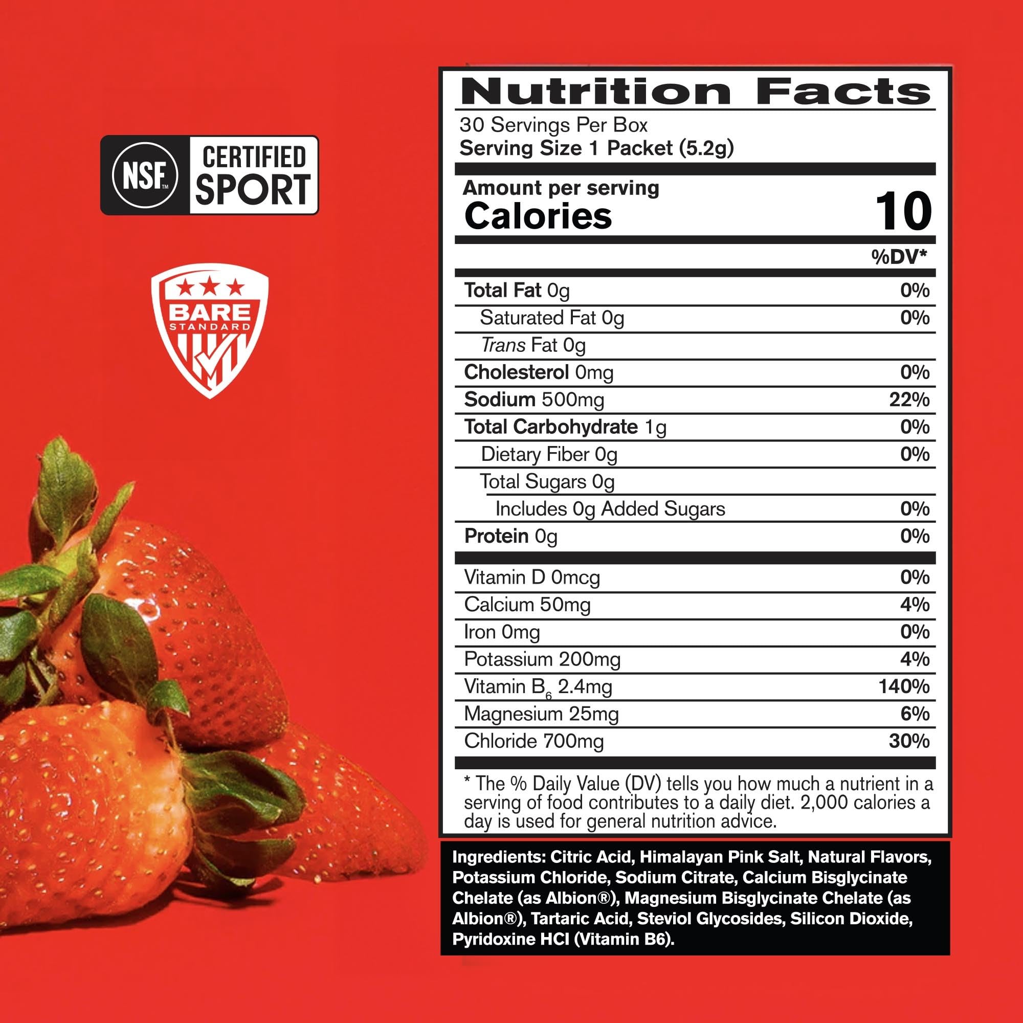 Bare Performance Nutrition electrolytes go packs packets on table show convenient daily hydration.