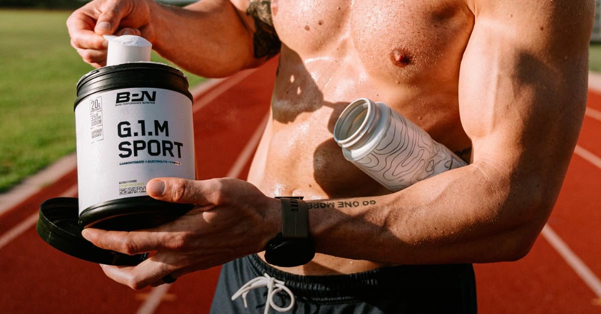 BARE PERFORMANCE NUTRITION G1M athlete training image emphasizing sustained endurance.