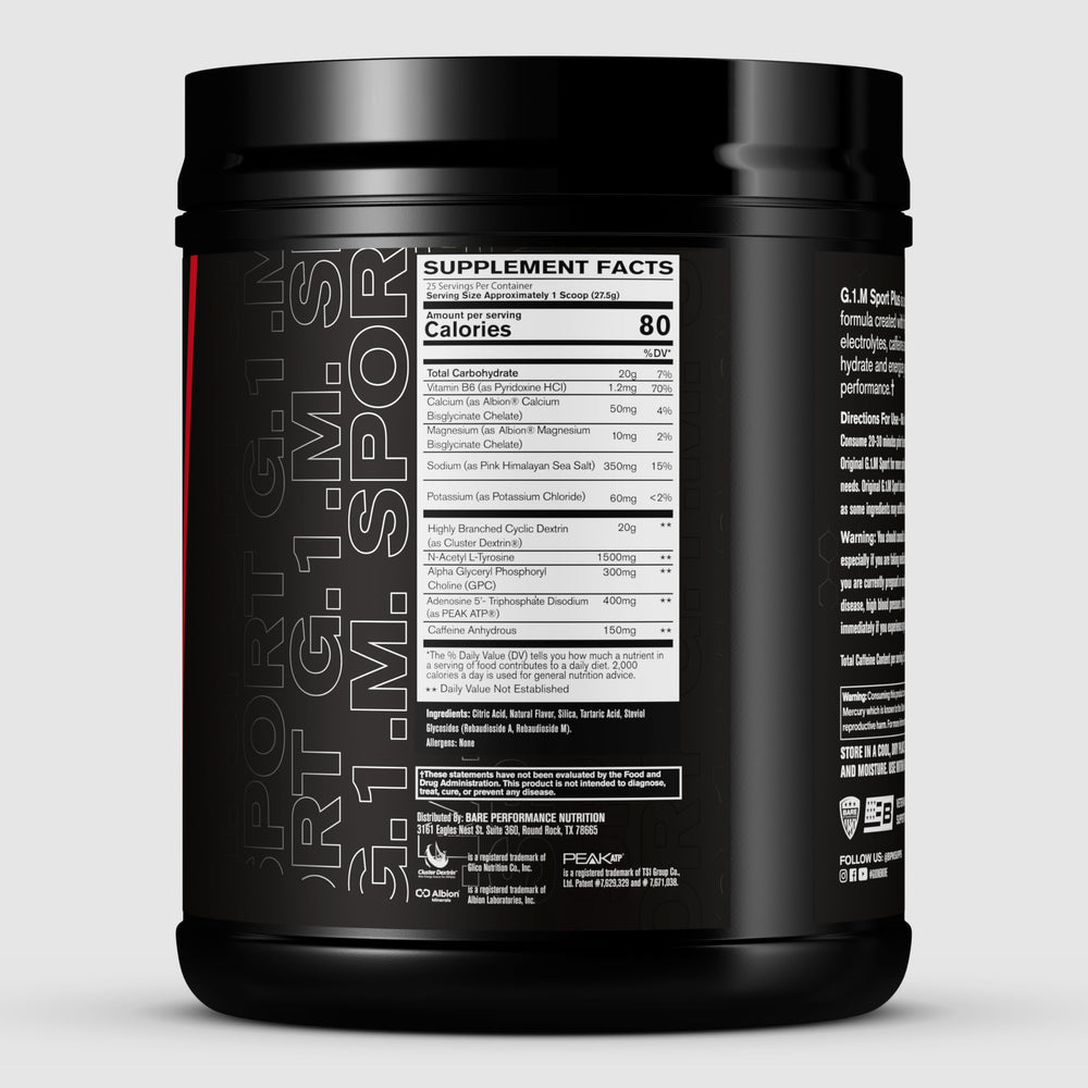 Caffeine boost for sharpened focus during training