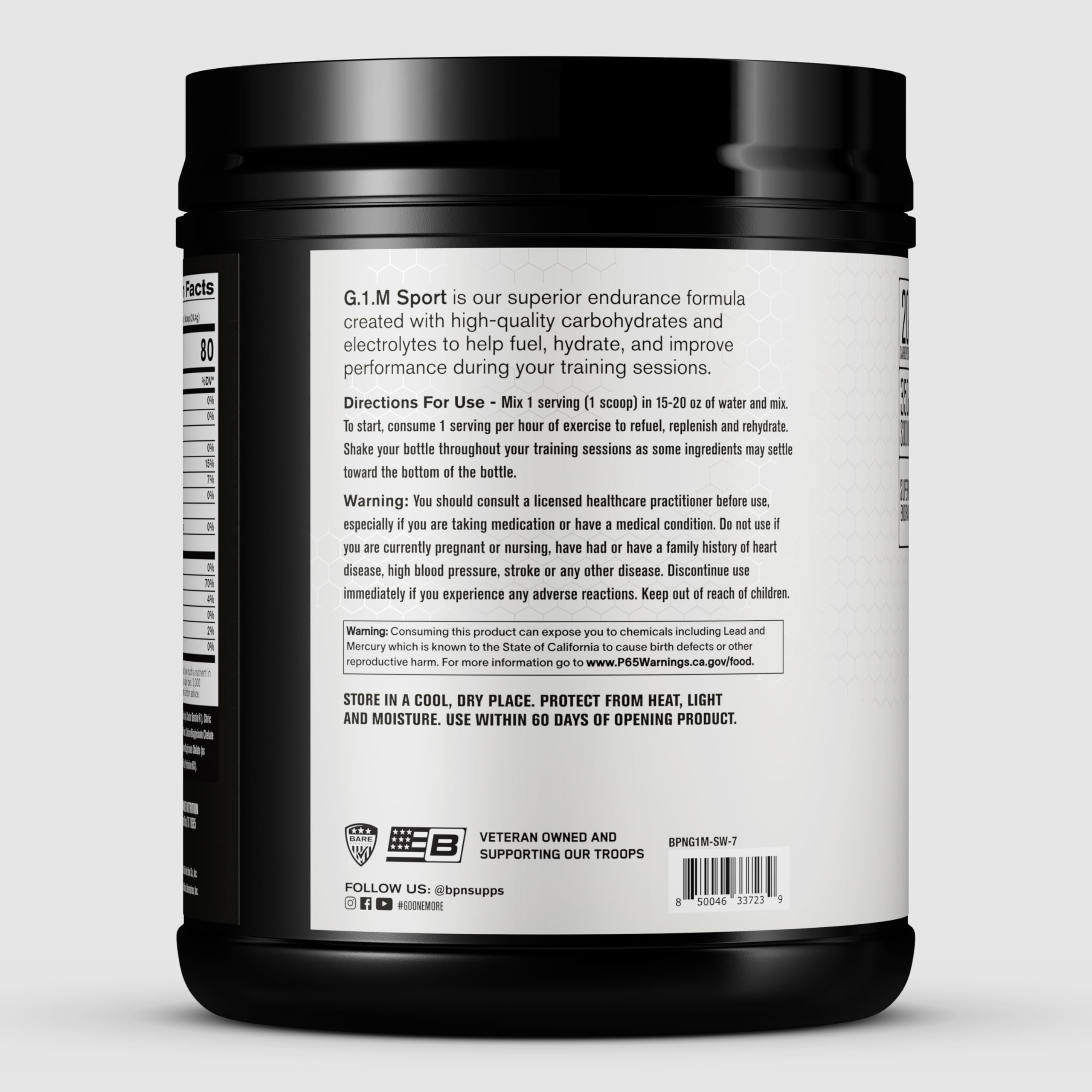 G1M Salted Watermelon flavor swirled in a glass during training