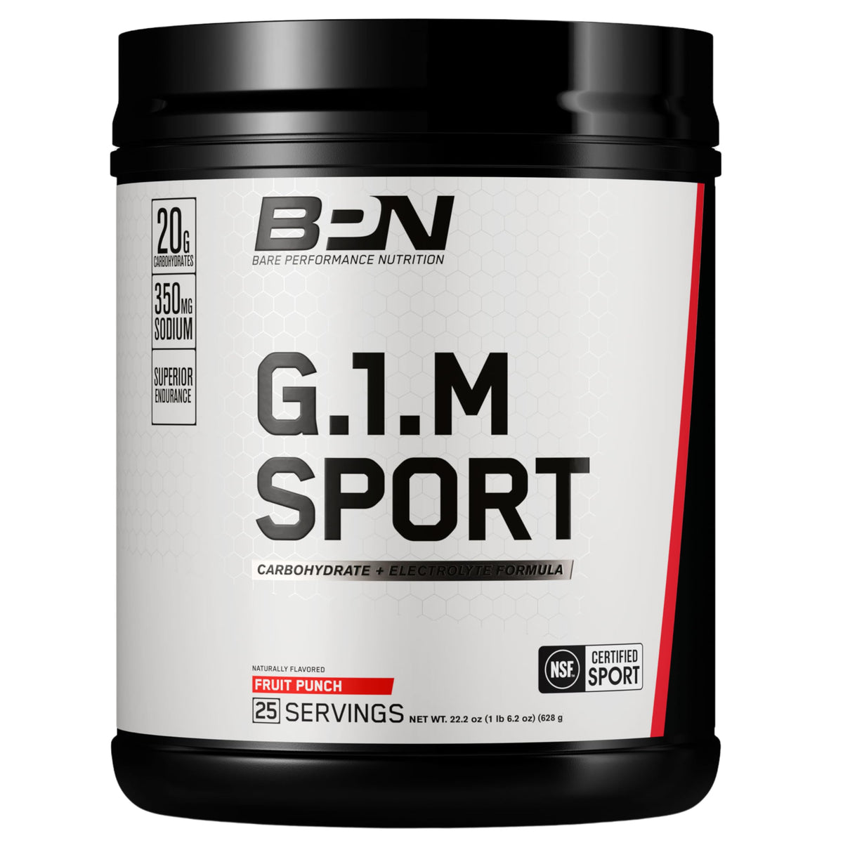 BARE PERFORMANCE NUTRITION G1M bottle pour supports steady endurance fueling