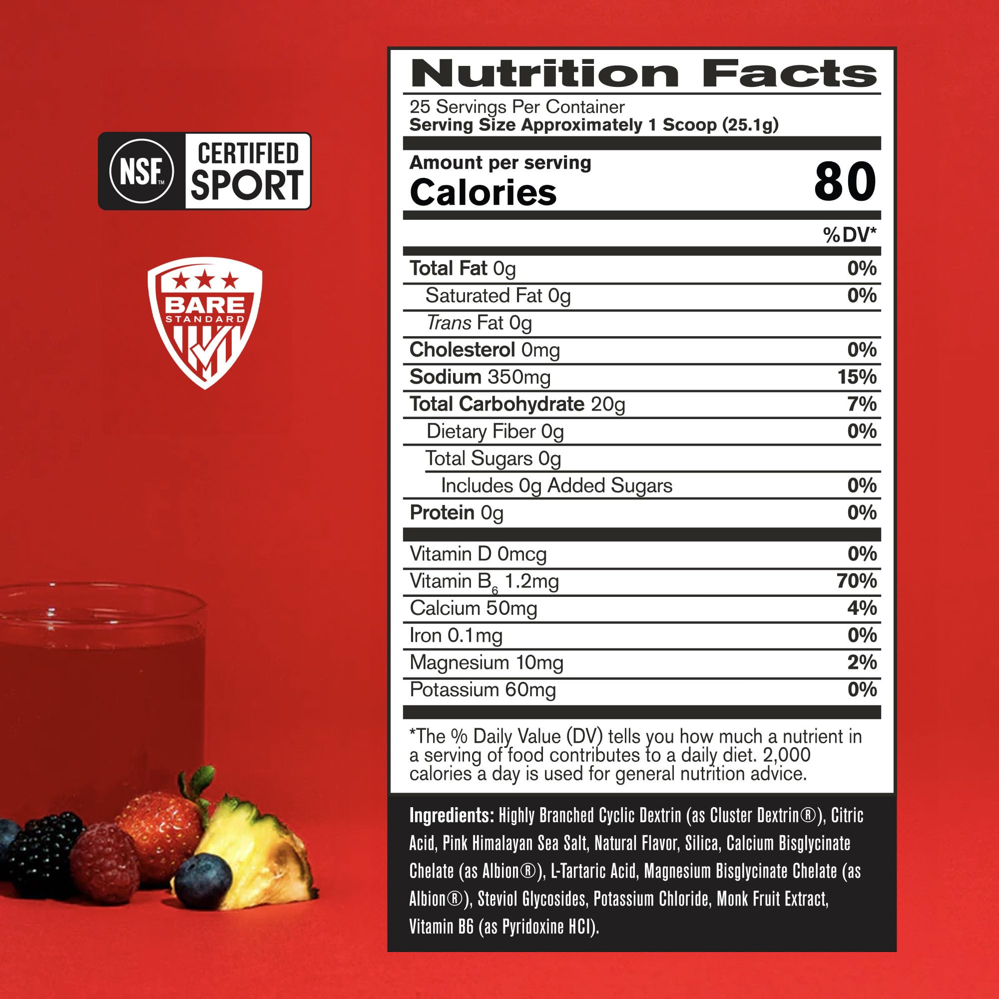 BARE PERFORMANCE NUTRITION G1M powder dissolves quickly before training