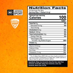 BARE Go Gel Endurance mango pack opened to reveal the gel texture