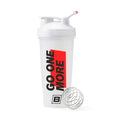 BARE PERFORMANCE NUTRITION Go One More BlenderBottle Shaker Bottle – 28 oz, White