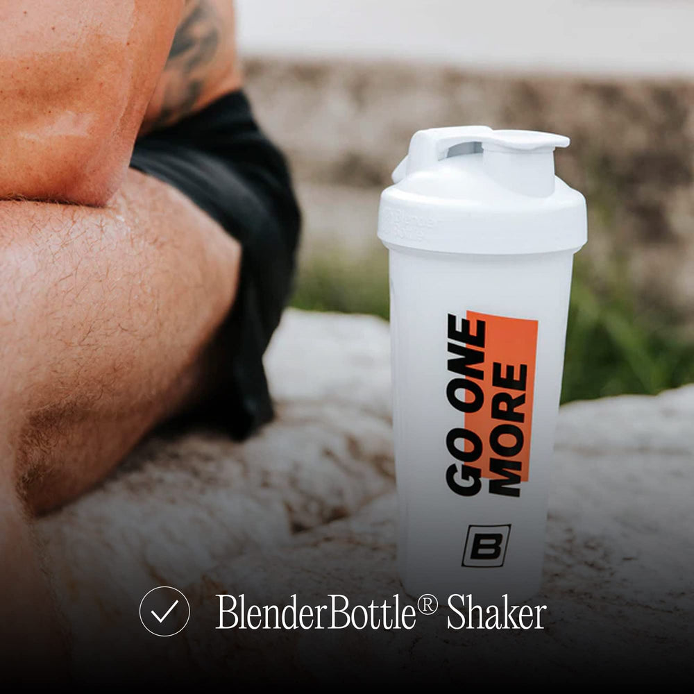 BARE PERFORMANCE NUTRITION Go One More Shaker carry loop for portability