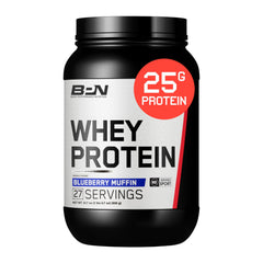 BARE PERFORMANCE NUTRITION whey-casein blend bottle being poured for post-workout recovery