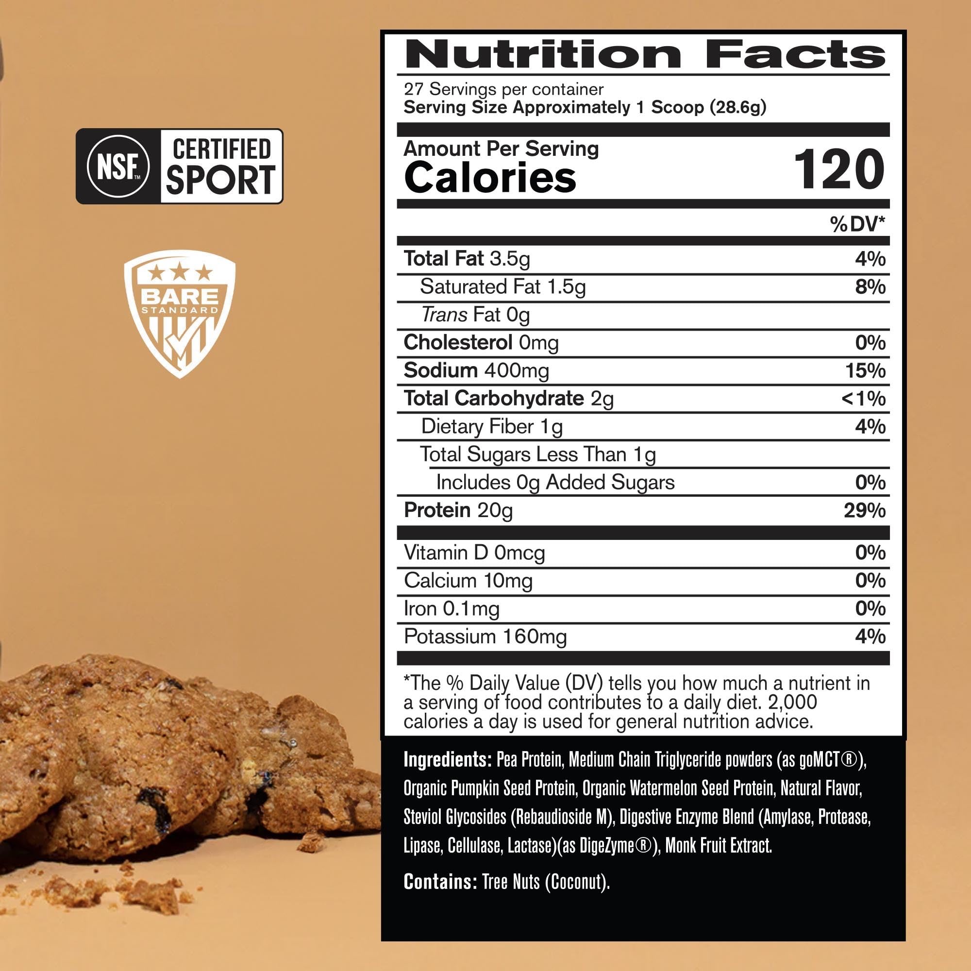 Bare Performance scoop — easy serving for quick protein boosts