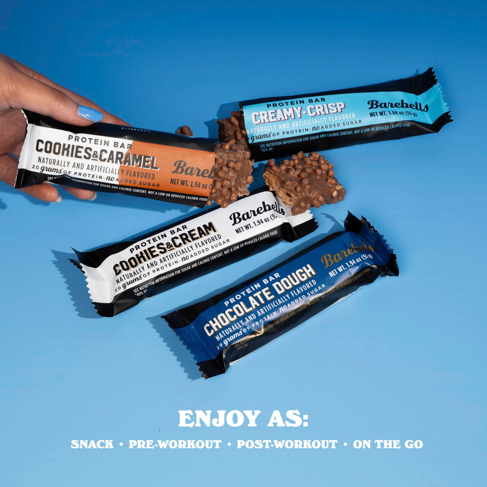 Barebells bars – soft texture highlighted for convenient snacks.