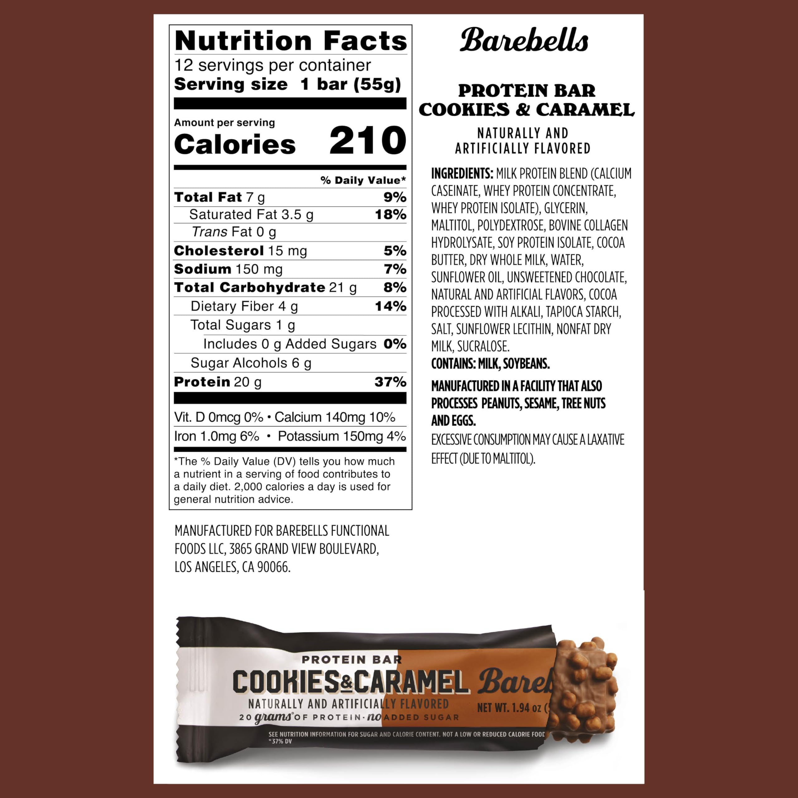Barebells Cookies and Caramel bar closeup highlighting silky milk chocolate coating for post-workout cravings