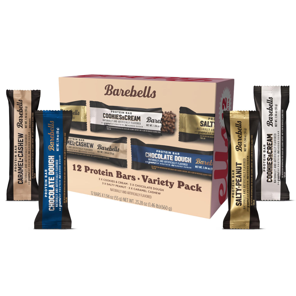 Barebells on-the-go snack setup compact packaging for bags and desks