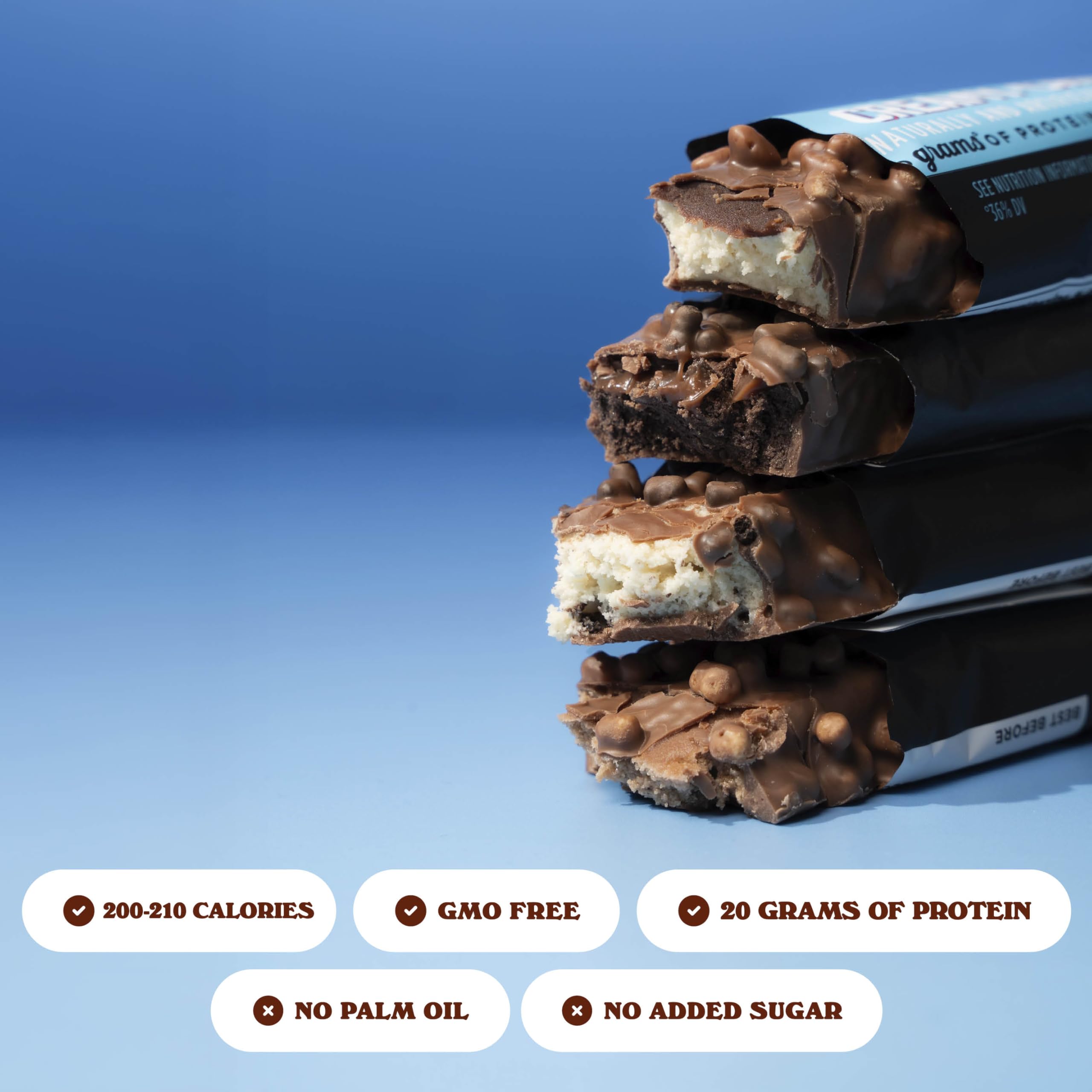 Barebells Chocolate Dough bar – chocolatey bite and 20g protein for on-the-go snacking.