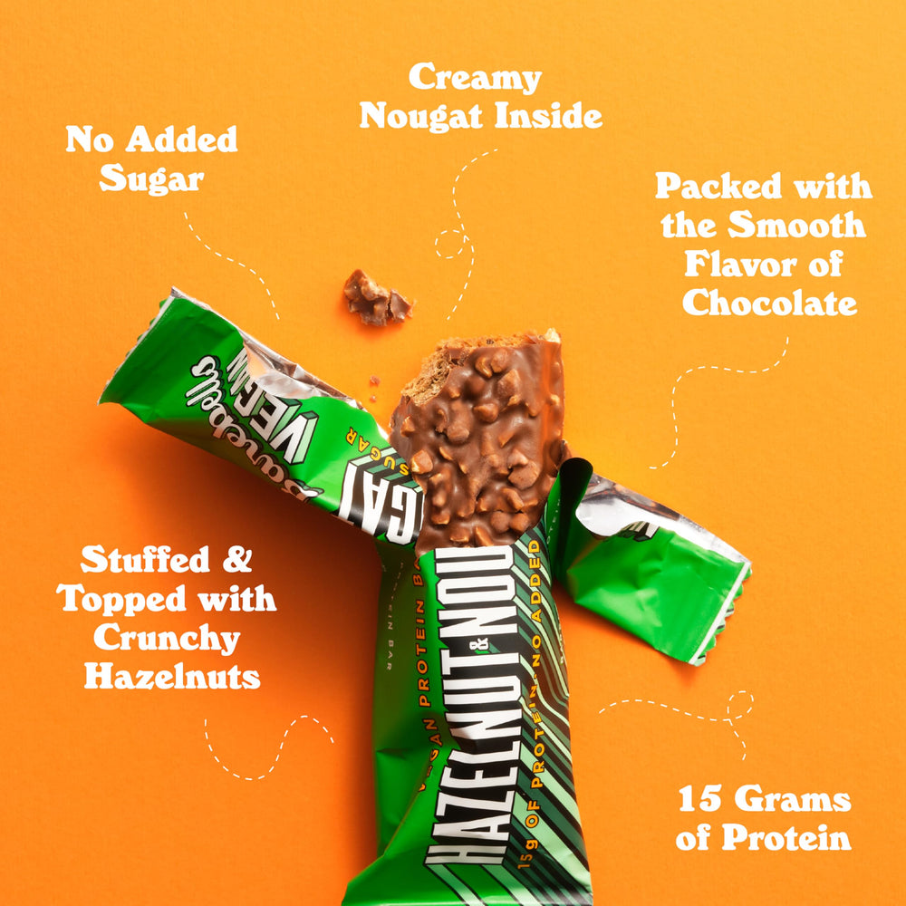 Barebells vegan bar on-the-go serving paired with coffee or post-workout routine