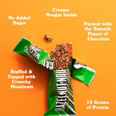 Barebells vegan bar on-the-go serving paired with coffee or post-workout routine