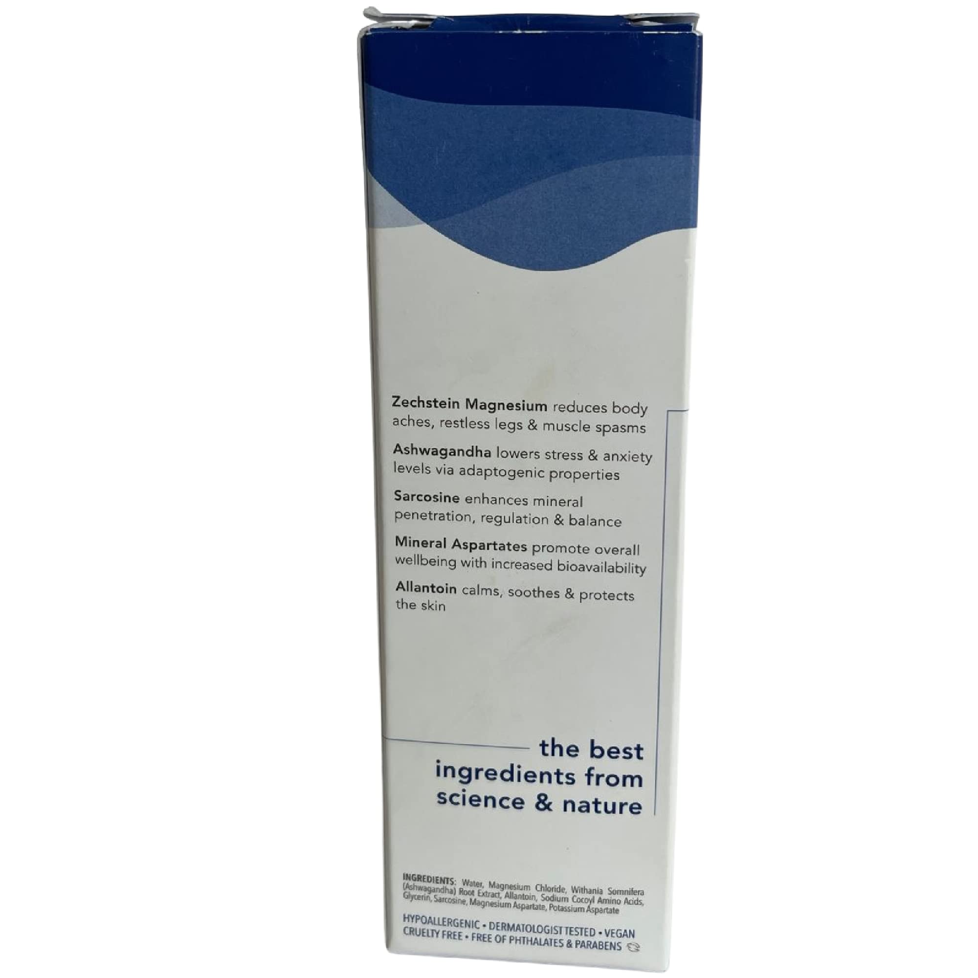 Barefoot Scientist Dream State Sleep Spray on a nightstand shows lightweight, fast-absorbing formula