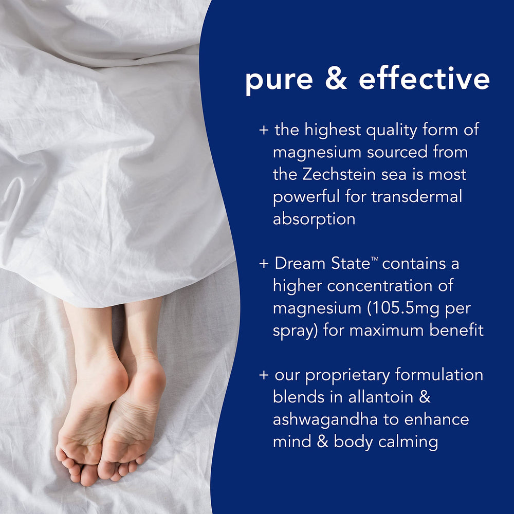 Barefoot Scientist Dream State Sleep Spray on foot sole during massage for ease