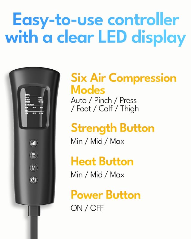 Baregamyan Leg Massager box showing easy setup for home use