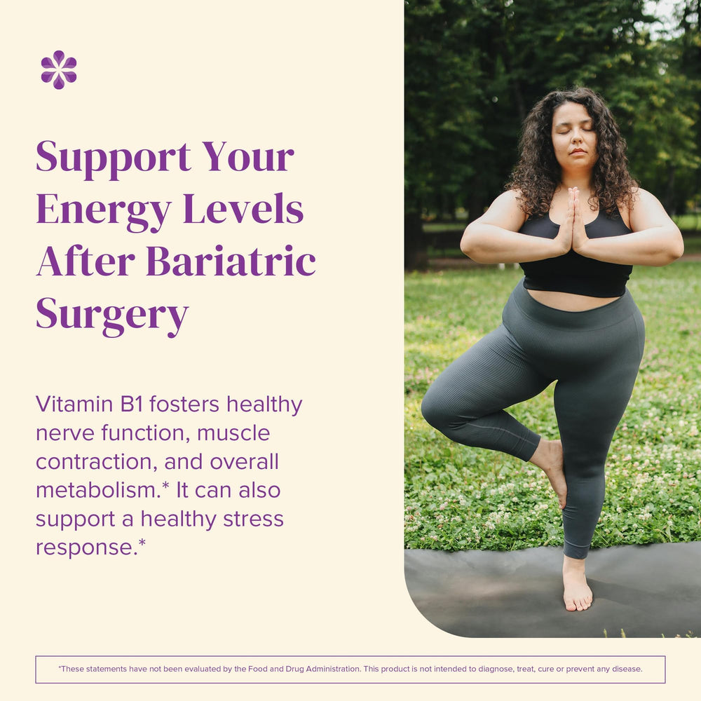 BariMelts B1 berry-flavored tablets highlighting sugar-free convenience