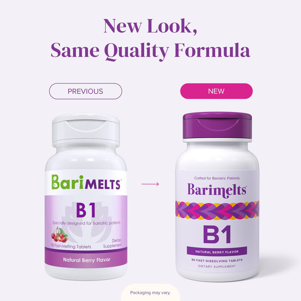 BariMelts B1 daily-dose tablet ready for one-per-day routine