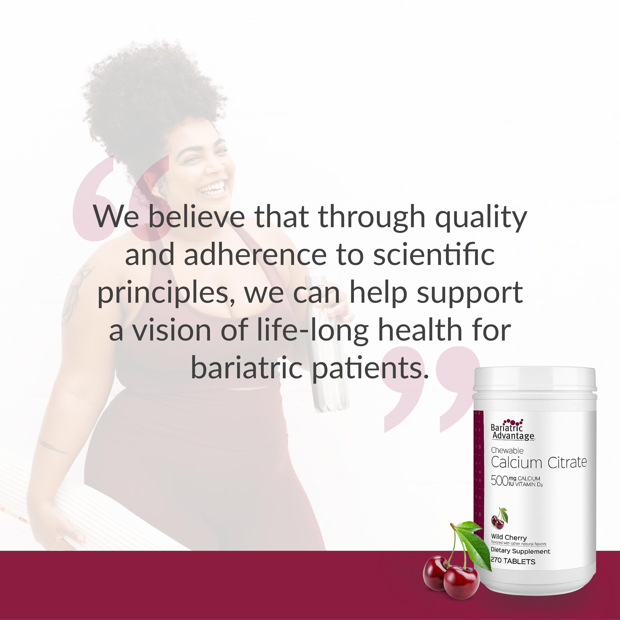 270 count Bariatric Advantage packaging for ongoing supplementation