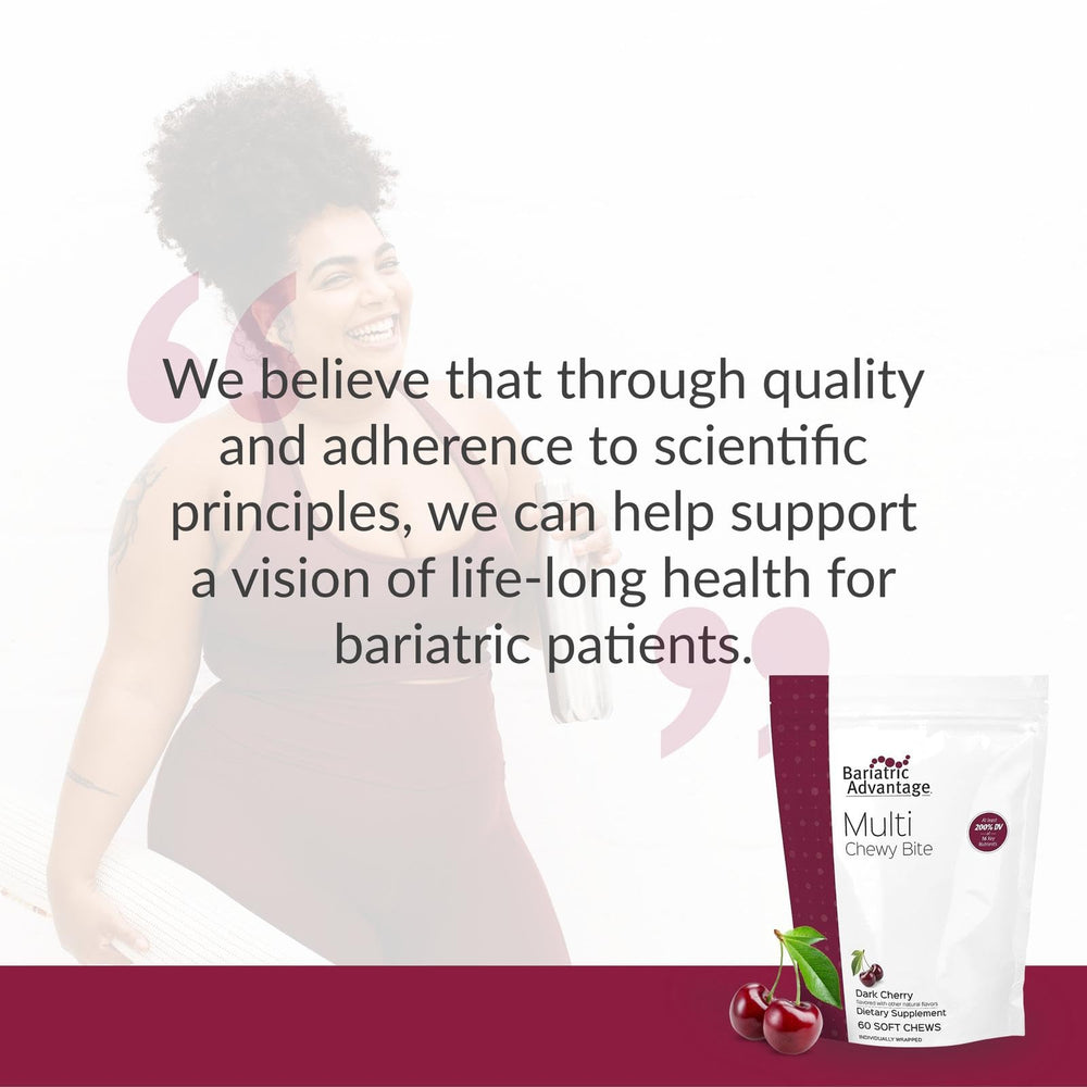 Bariatric Advantage 60-count daily multivitamin pack for convenient routine