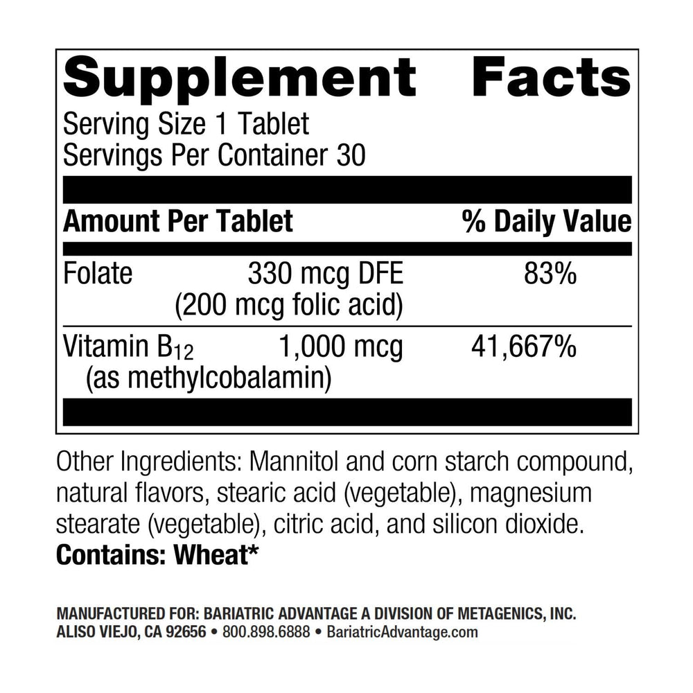Bariatric Advantage Speedy Melts dissolving tablets demonstrate fast melt action.