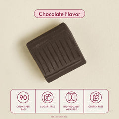 Bariatric Advantage Calcium Citrate Chewy Bites close-up of chocolate-flavored chews for a quick calcium boost
