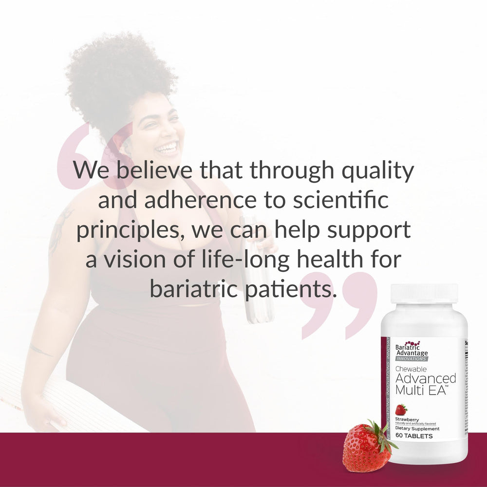 Bariatric Advantage Chewable Advanced Multi EA tips for daily use