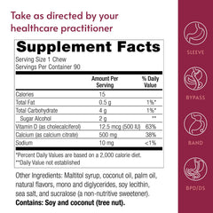 Bariatric Advantage individually wrapped chews show portability for on-the-go calcium intake