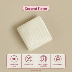 Bariatric Advantage calcium citrate chews texture close-up emphasizes ease of digestion