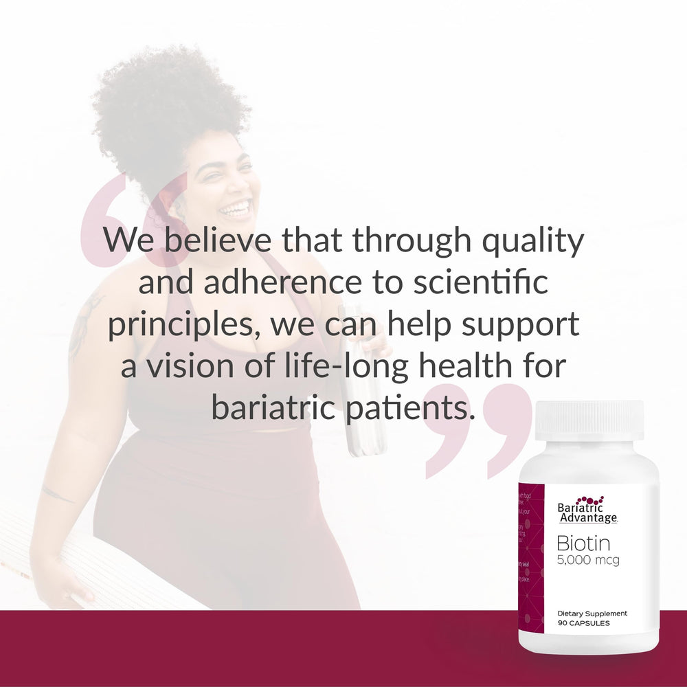 Bariatric Advantage daily use concept image suggesting simple routine supplementation