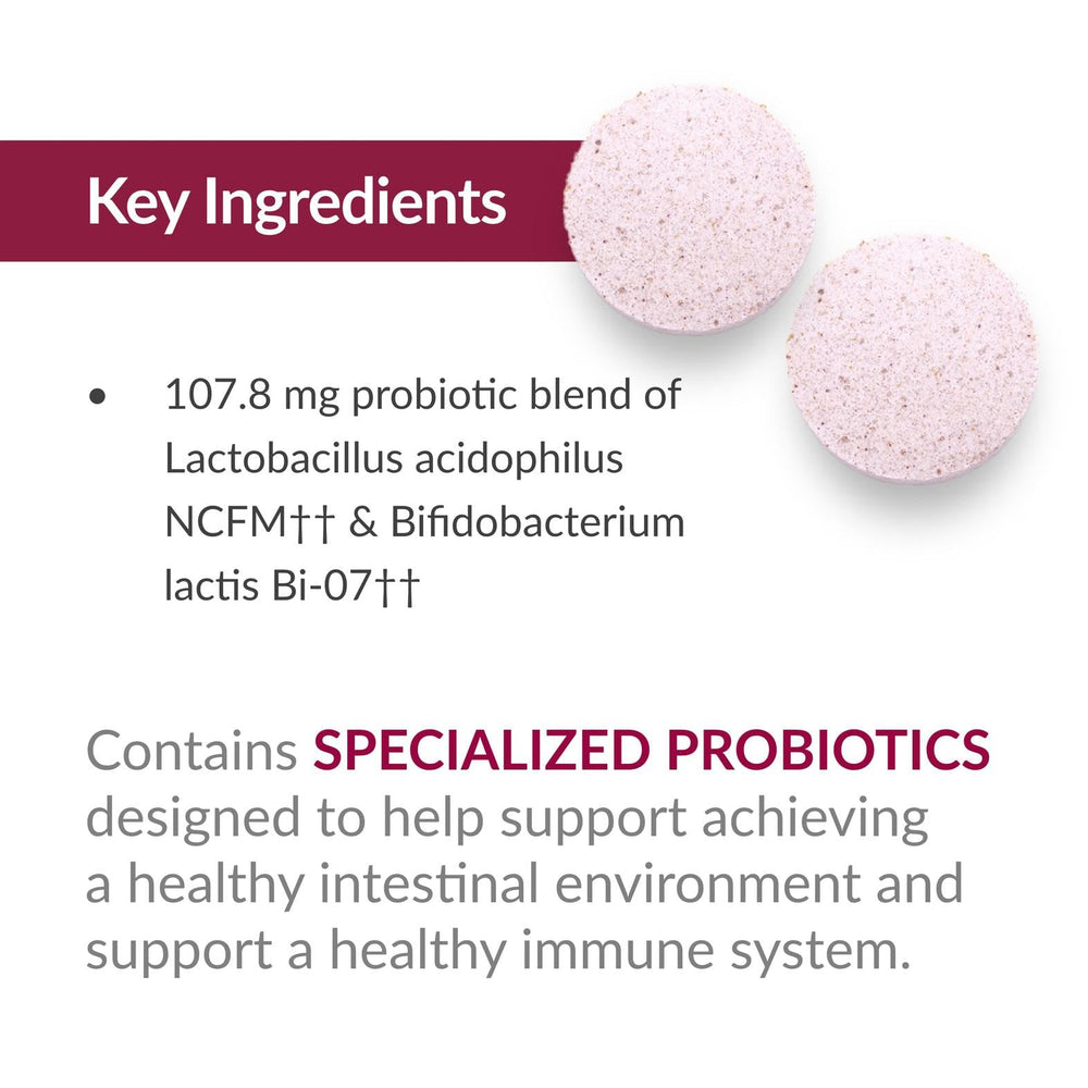 Bariatric Advantage FloraVantage grape chewables in hands convey portability.