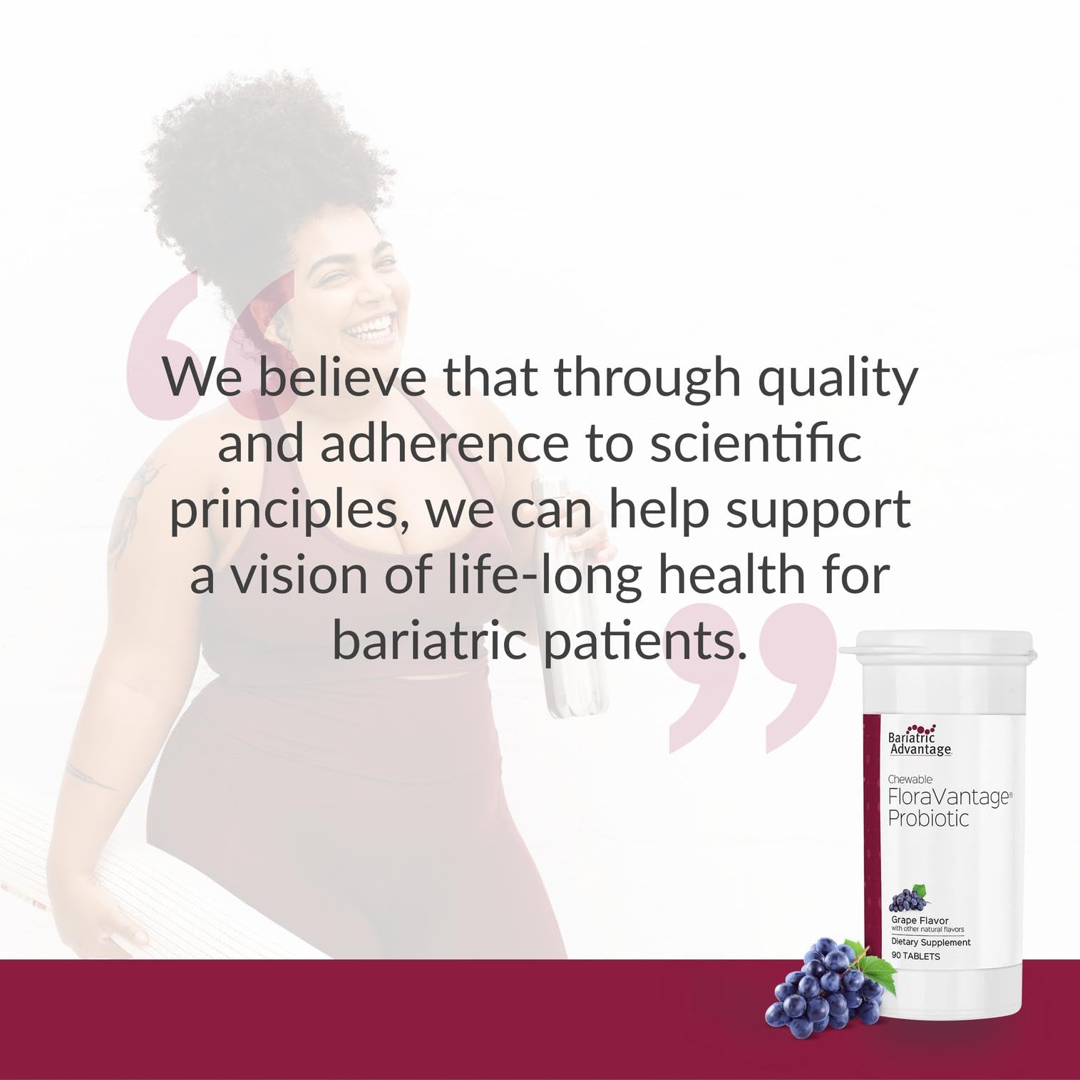 Bariatric Advantage FloraVantage flavor close-up captures grape aroma.