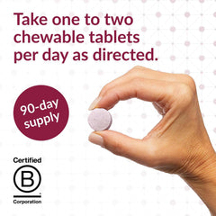 Bariatric Advantage FloraVantage grape-flavored chewables for easy daily intake.
