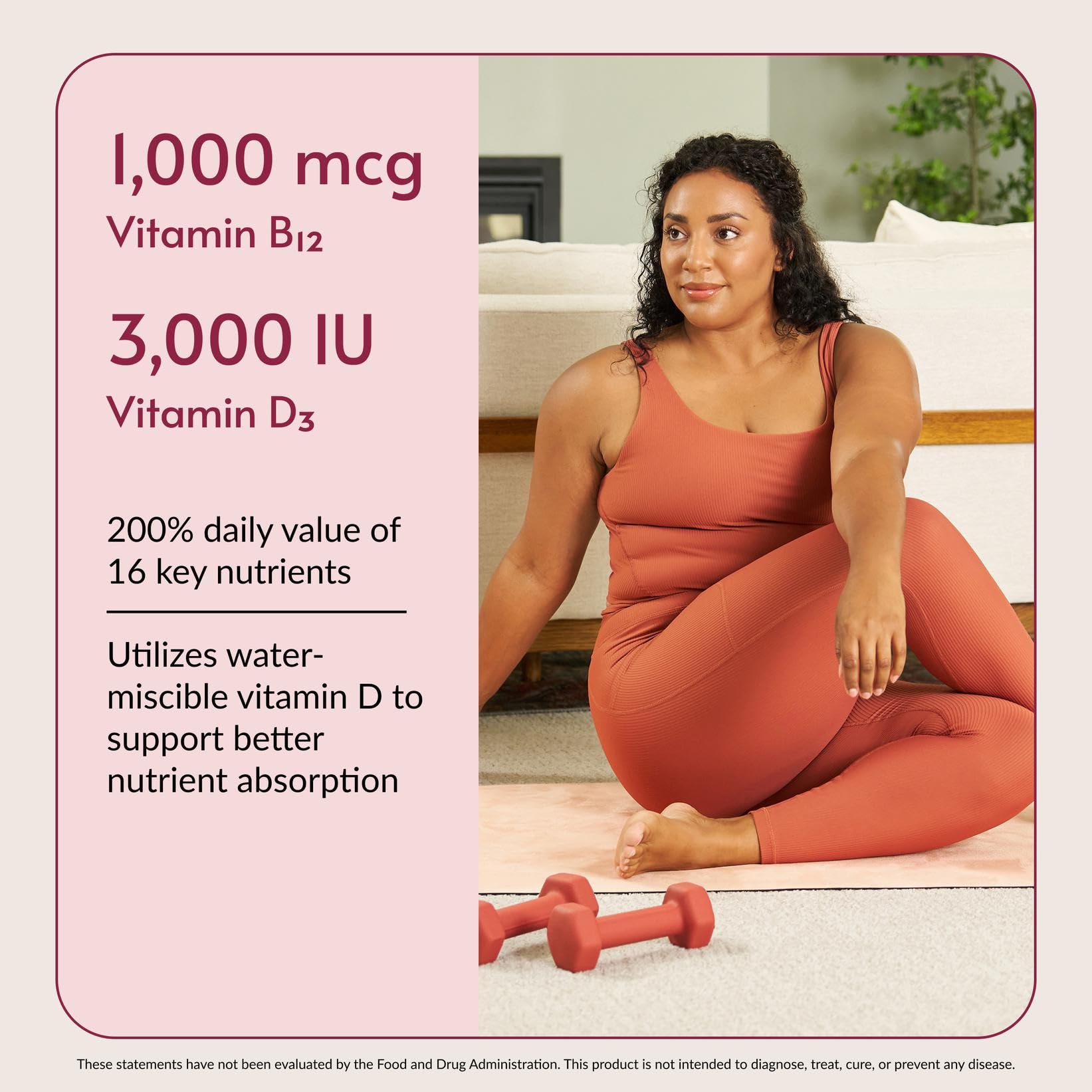 Dispensing spoon image showing Bariatric Advantage Multi Chewy Bite supports post-surgery nutrition.