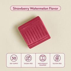Bariatric Advantage multi chewy bite flavor swatch showing light fruity aroma and appealing color