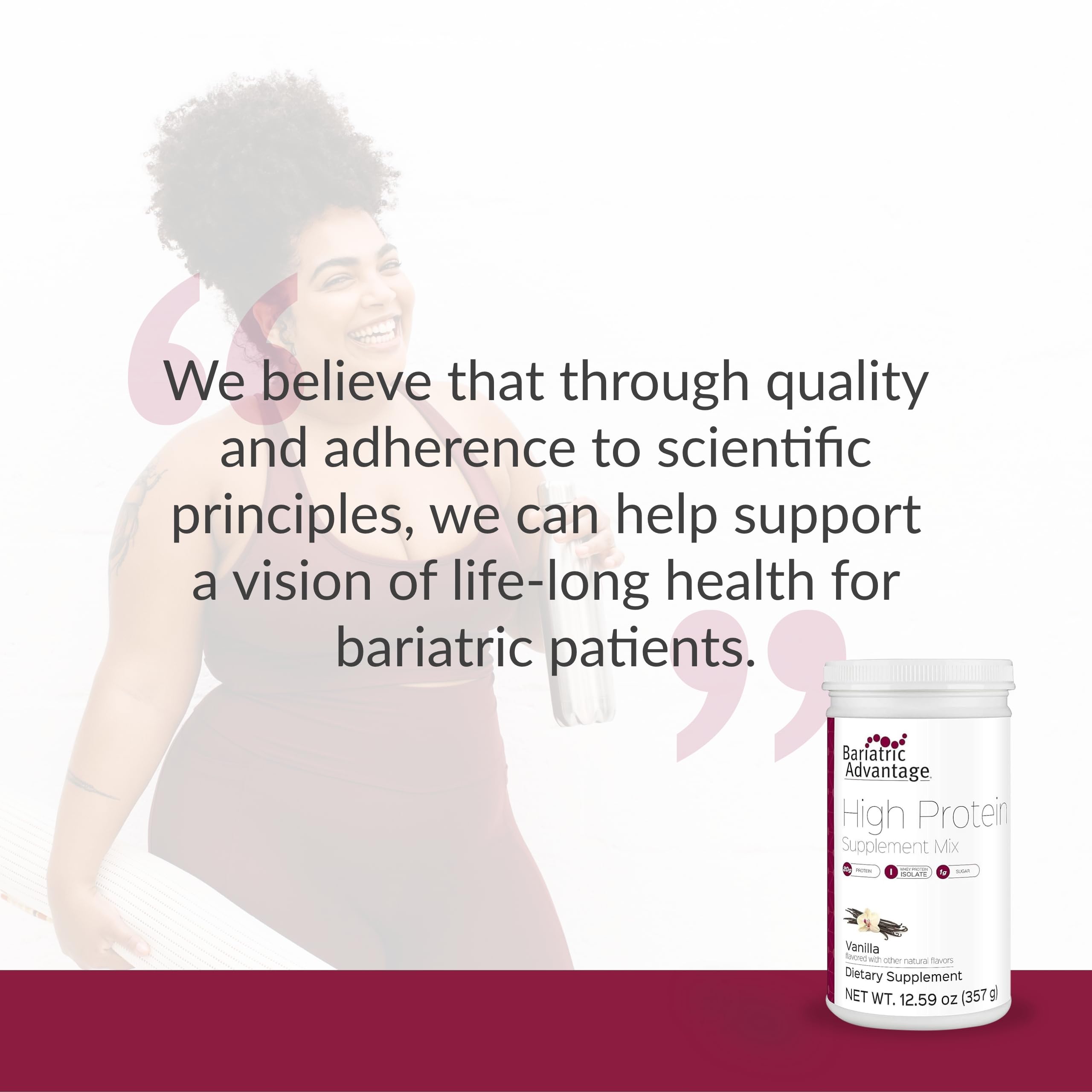 Lifestyle scene planning meals with Bariatric Advantage powder