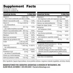 Bariatric Advantage Ultra Multi capsules in hand for easy daily dosing.
