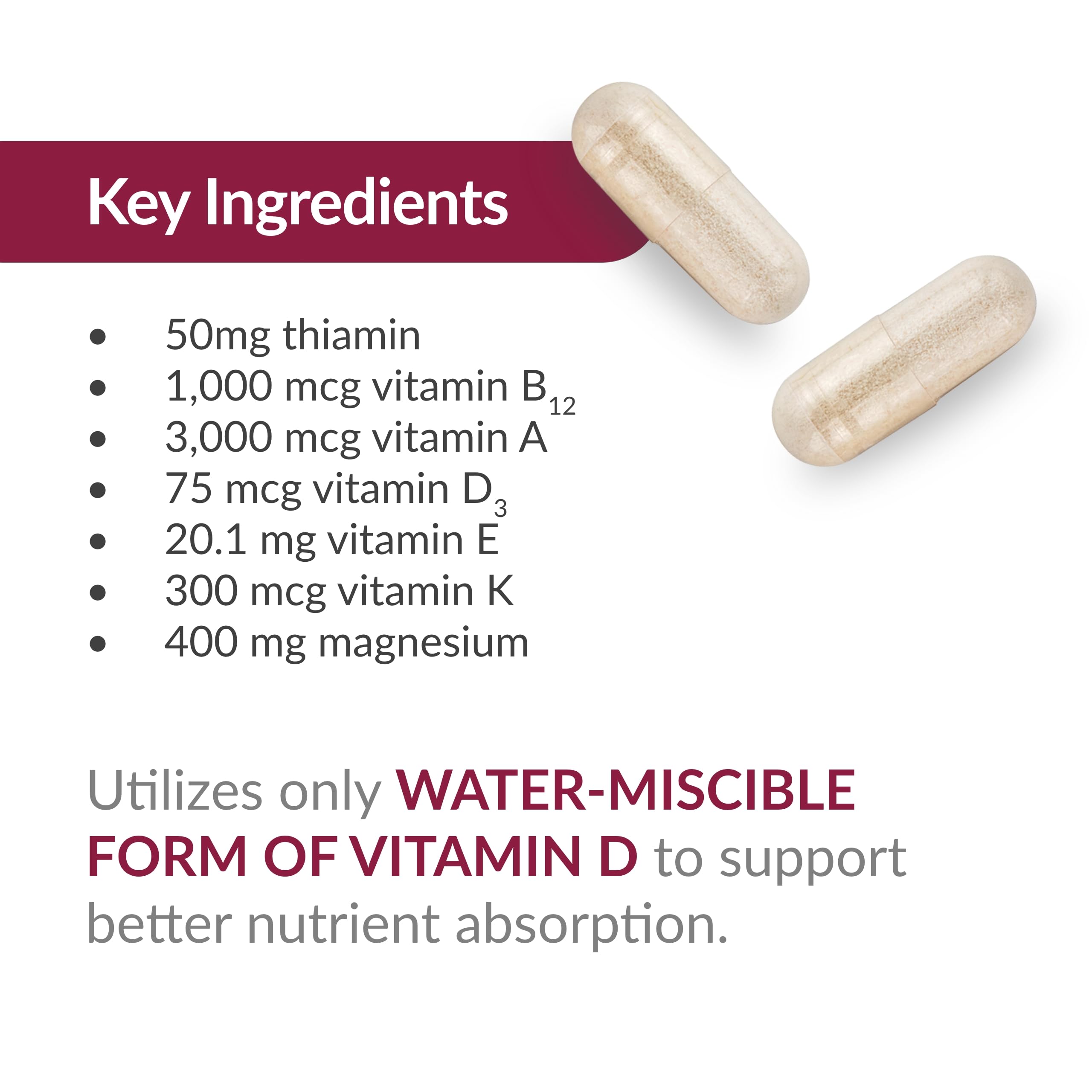 Bariatric Advantage Ultra Multi Without Iron D3 label detail on the bottle