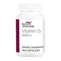 Bariatric Advantage Vitamin D3 5,000 IU – Water-Miscible D3 Capsules (180 Count)
