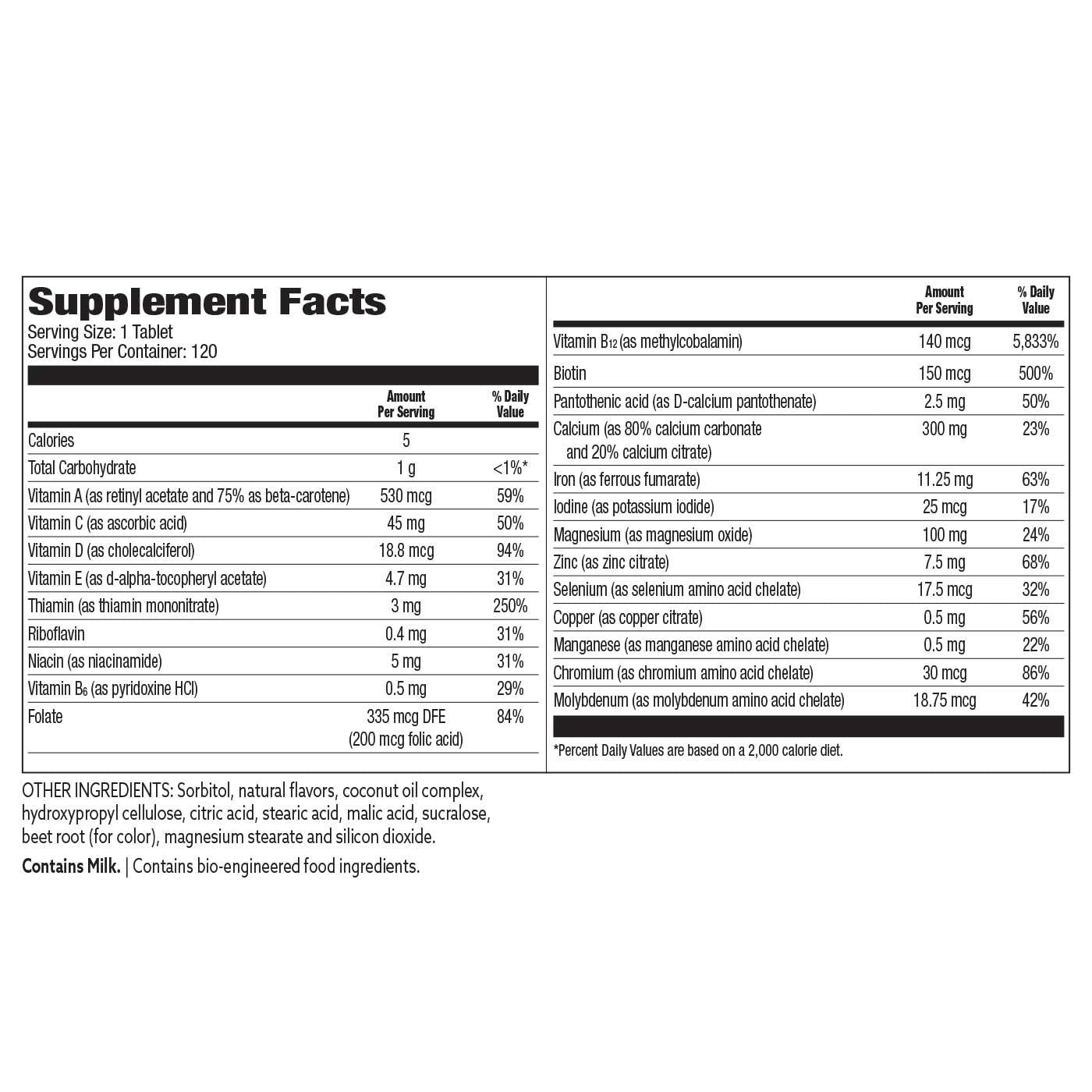 Packaging of Bariatric Choice berry chewables emphasizing quality and formulation
