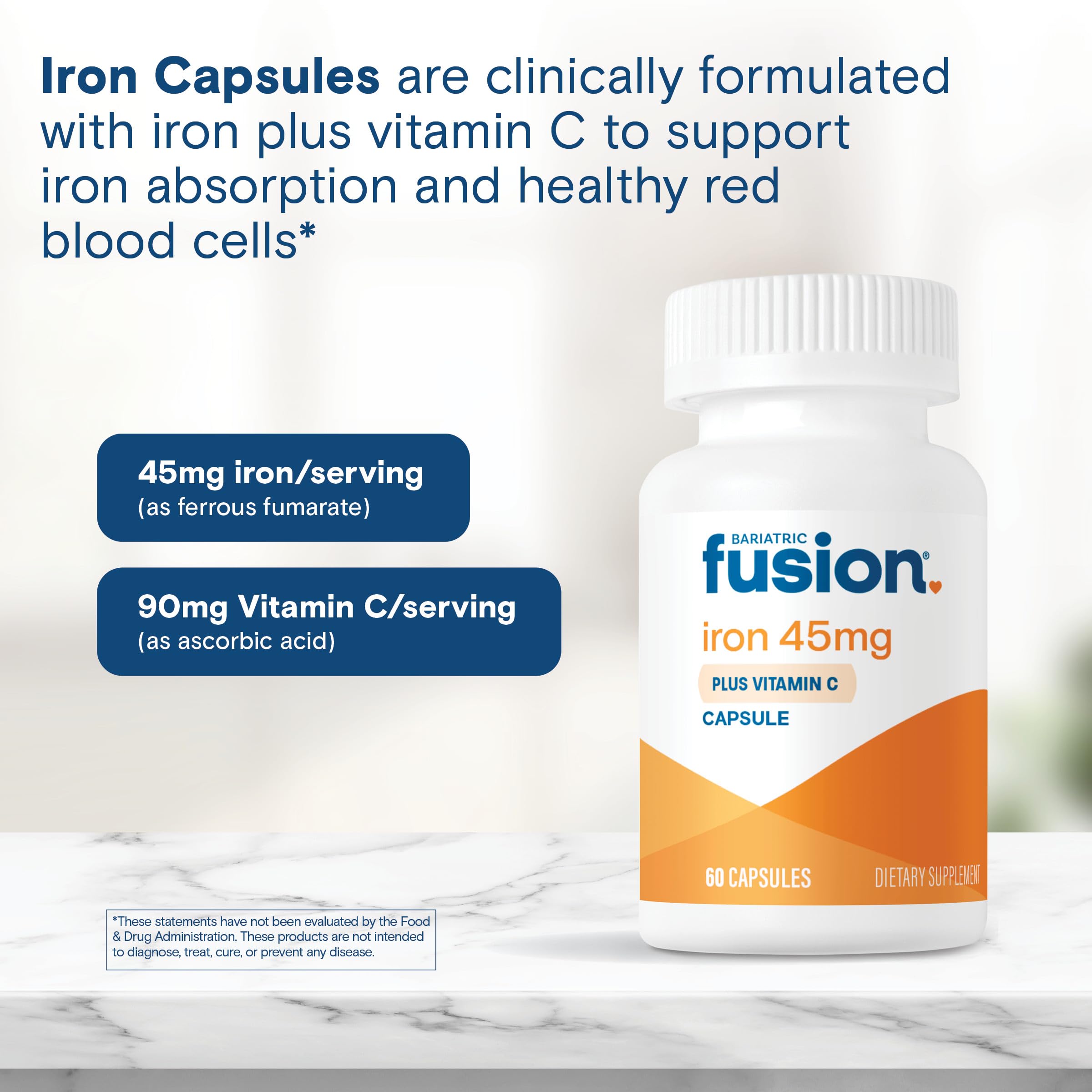 Bariatric Fusion capsule close-up showing smooth swallow and texture.